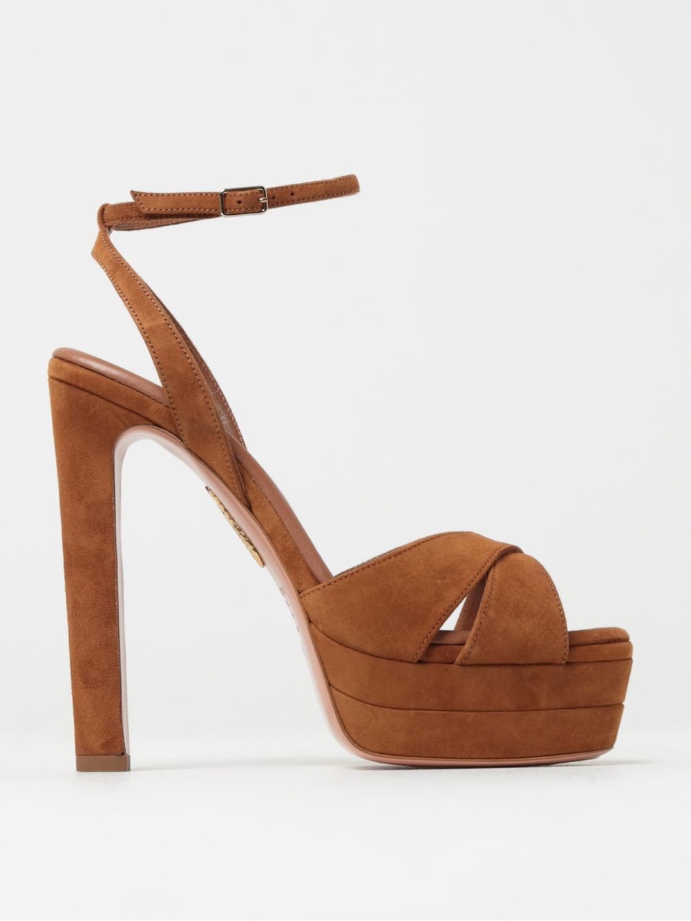 New Aquazzura Suede platform sandals 39.5 $1,095